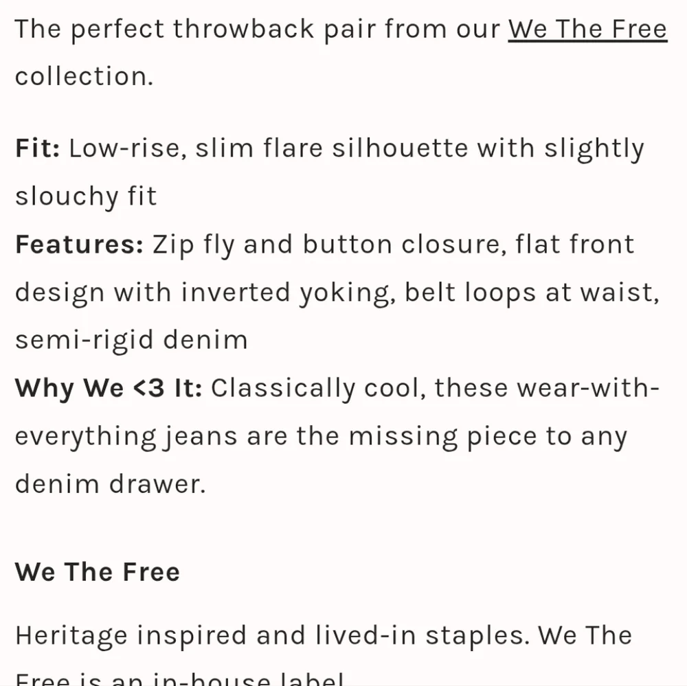 Free People We The Free Stillwater Low Rise Slim Flare Jean With Slits